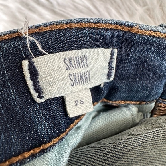 Madewell Jeans Pants Blue Denim Skinny Stretch Preppy Streetwear Casual Size 26 - Picture 6 of 8